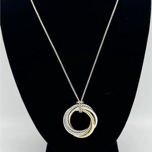 David Yurman Crossover Pendant Necklace